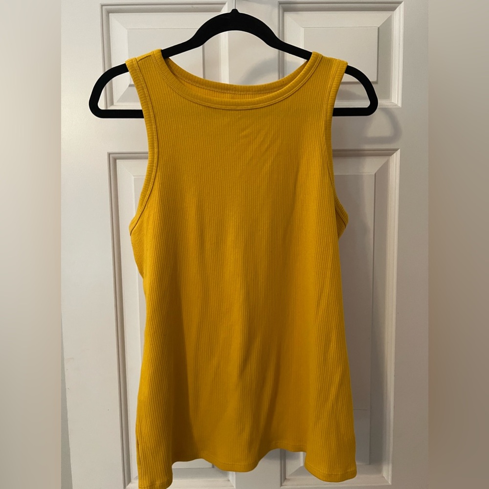 Mustard Color Nine West Tank Top